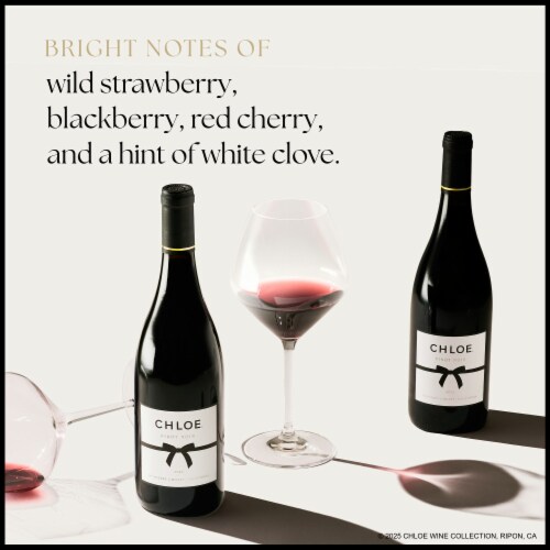 Chloe Pinot Noir California Red Wine Perspective: left