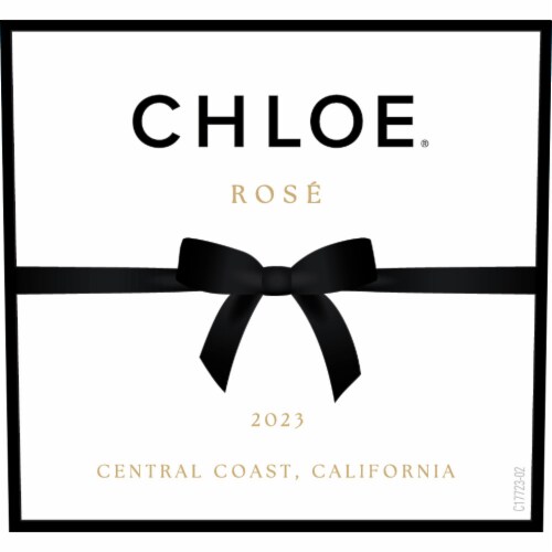 Chloe Blend California Rose Wine Perspective: left