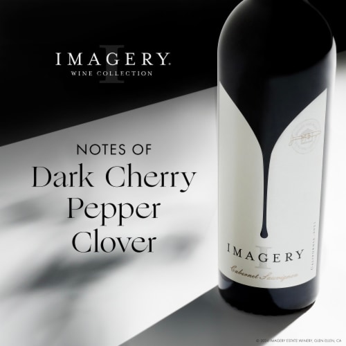 Imagery Cabernet Sauvignon California Red Wine Perspective: left