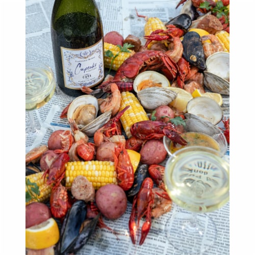 Cupcake Vineyards Extra Dry Cava Spain Sparkling Wine Perspective: left