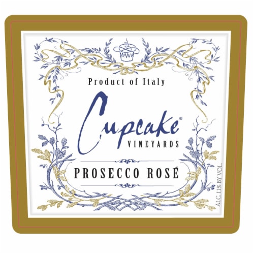 Cupcake Vineyards Extra Dry Rose Millesimato Glera Prosecco Italian Sparkling Wine