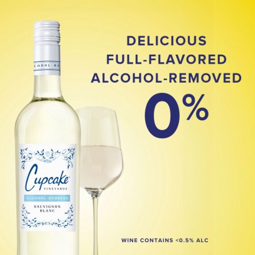 Cupcake Vineyards Alcohol-Removed Sauvignon Blanc California Perspective: left