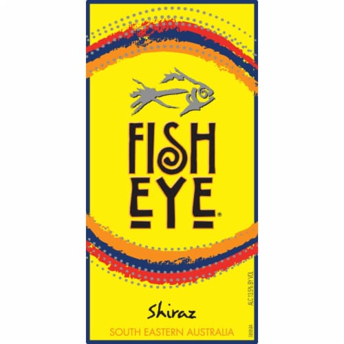 Fish Eye Shiraz Australia Red Wine Perspective: left