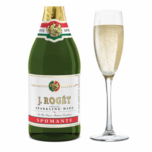 J. Roget Spumante White Sparkling Wine Perspective: left