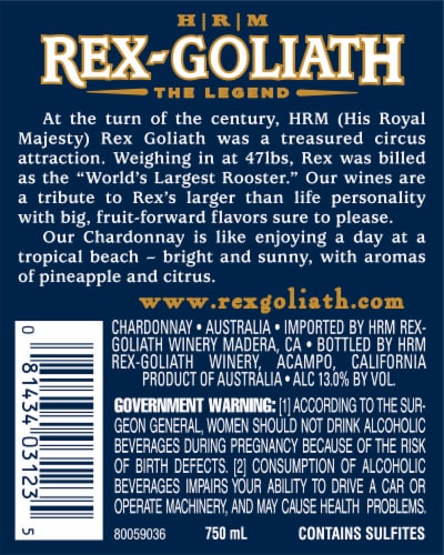 Rex-Goliath Chardonnay White Wine