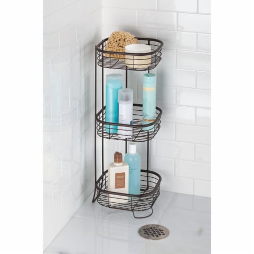 InterDesign Forma 3-Tier Shower Shelf - Bronze Perspective: left