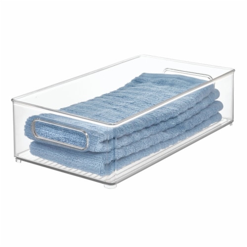 iDesign Linus Deep Bath Bin Perspective: left