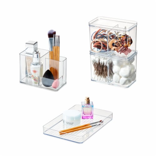 iDesign Vanity Organizers - Set of 4 Perspective: left