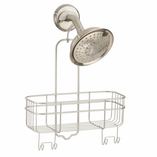 InterDesign Euro Shower Caddy - Satin Perspective: left