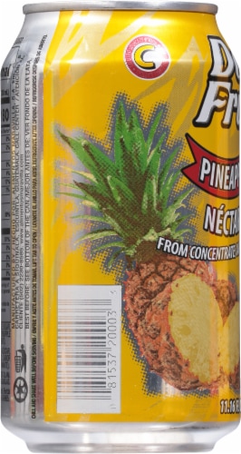 Del Frutal® Pineapple Nectar Can Perspective: left