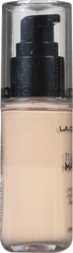 L.A. Colors Truly Matte Porcelain Foundation Perspective: left