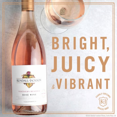Kendall-Jackson Vintner's Reserve Rosé California Rose Wine Perspective: left