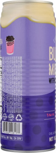 Evergreen Bubble Milk Tea Taro Boba Pearls Perspective: left