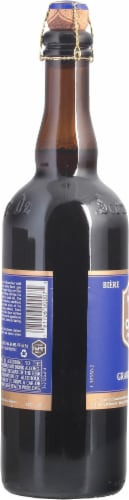 Chimay Ale Grande Reserve Beer Single Bottle Perspective: left