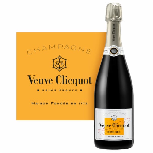 Veuve Clicquot Brut Yellow Label and Demi Sec Champagne 750ml