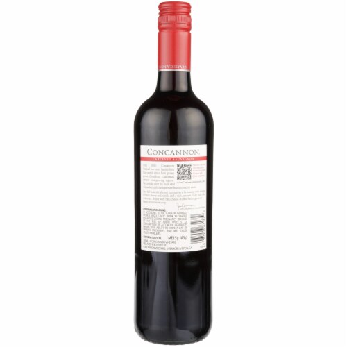 Concannon Vineyard Selected Vineyards Cabernet Sauvignon California Red Wine Perspective: left