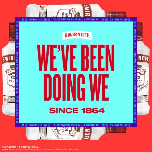 Smirnoff Vodka No.21 Red Perspective: left