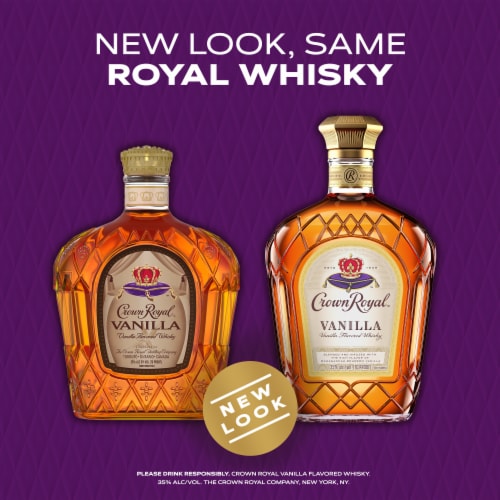 Crown Royal Whisky - Canadian Vanilla Perspective: left