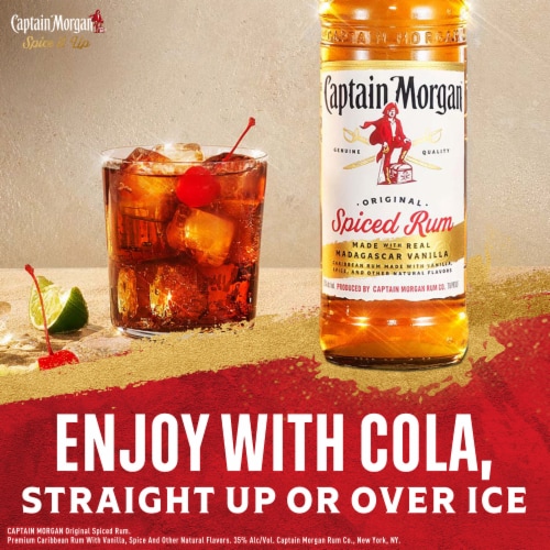 Captain Morgan Original Spiced Rum Perspective: left