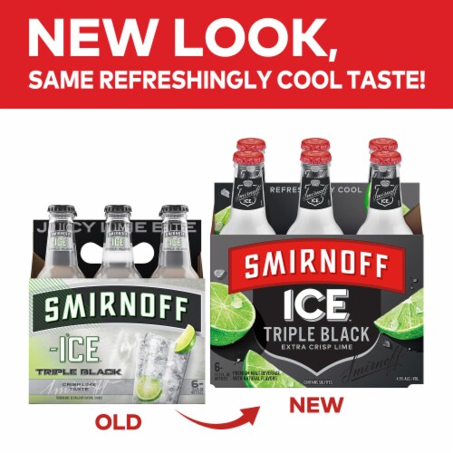 Smirnoff Ice Triple Black Perspective: left
