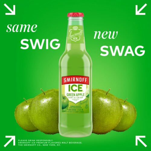 Smirnoff Ice Green Apple Perspective: left