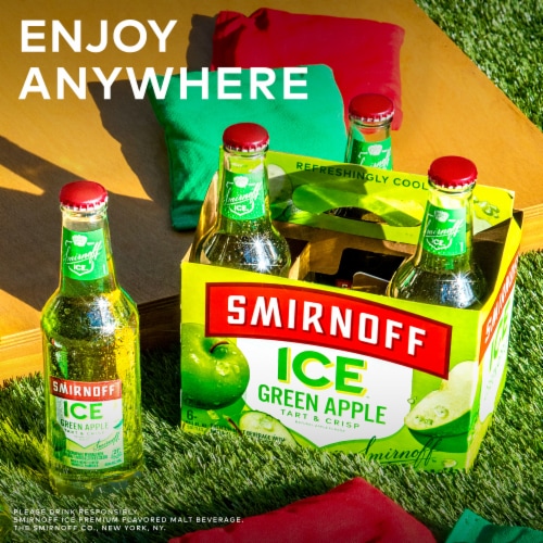 Smirnoff Ice Green Apple Perspective: left