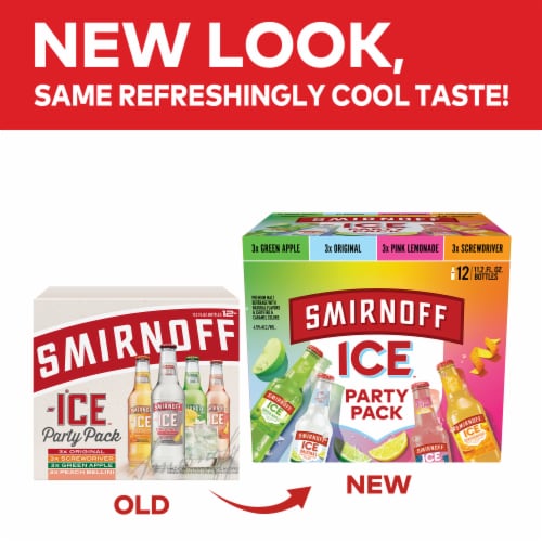 Smirnoff Ice Variety Party Pack Perspective: left