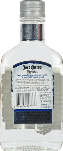 Jose Cuervo Silver Especial Tequila Perspective: left