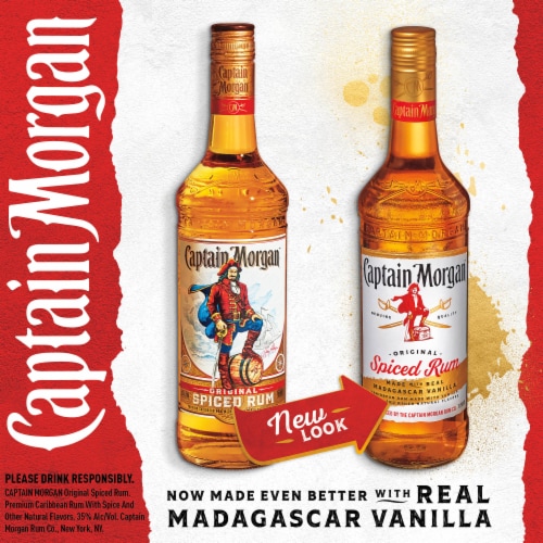 Captain Morgan Original Spiced Rum Perspective: left