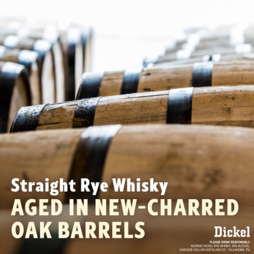 George Dickel Whiskey - American Rye Perspective: left