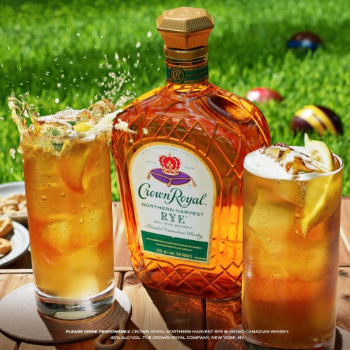 Crown Royal Whisky - Canadian Northern Harvest Rye Perspective: left