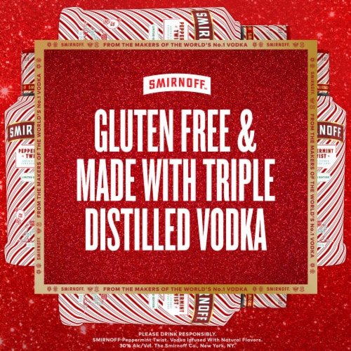 Smirnoff Vodka Peppermint Twist Perspective: left