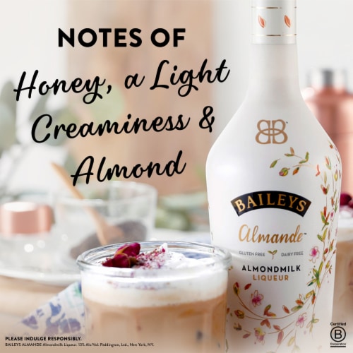 Baileys Liqueur Almande Perspective: left