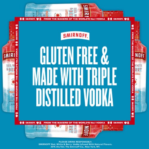Smirnoff™ Vodka Red White and Berry Perspective: left