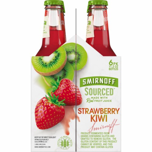 Smirnoff Sourced Strawberry Kiwi Perspective: left