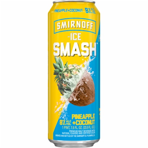 Smirnoff ICE Smash™ Pineapple + Coconut Perspective: left