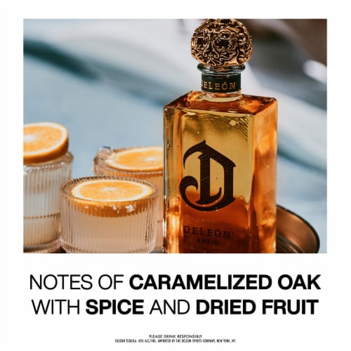 DeLeon Tequila Anejo Perspective: left