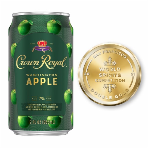 Crown Royal Washington Apple Canadian Whisky Cocktail Perspective: left
