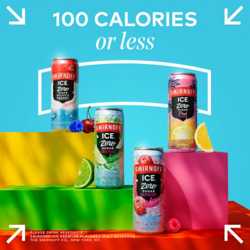 Smirnoff Ice Zero Sugar Variety Pack Perspective: left