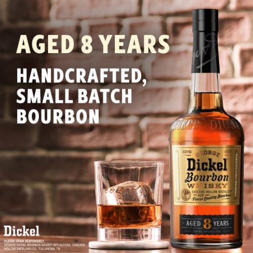George Dickel Whiskey - American 8YO Bourbon Perspective: left