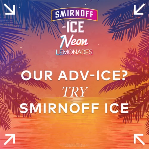 Smirnoff Ice Neon Lemonade Variety Pack Perspective: left