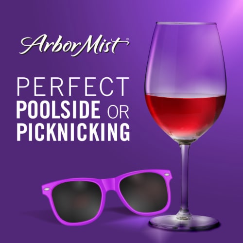 Arbor Mist Blackberry Merlot Sweet Wine Perspective: left