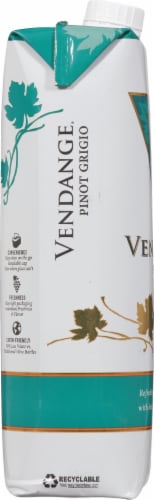 Vendange Pinot Grigio White Wine Perspective: left