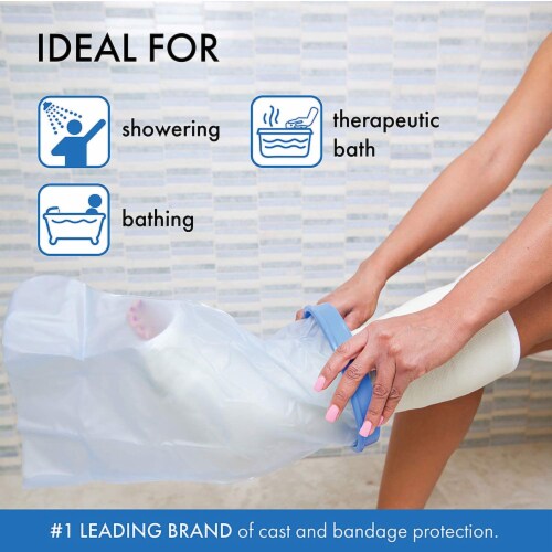 SEAL-TIGHT Cast Protector Wide Adult 24 Polyvinyl, 20106 Perspective: left