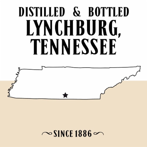 Jack Daniel's Tennessee Rye Whiskey Perspective: left