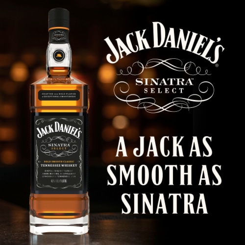 Jack Daniel's Sinatra Select Tennessee Whiskey Perspective: left