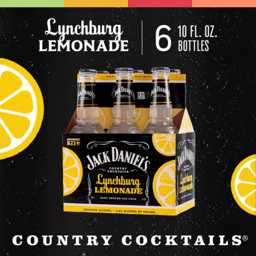 Jack Daniel's Country Cocktails Lynchburg Lemonade Perspective: left