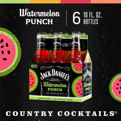 Jack Daniel's Country Cocktails Watermelon Punch Perspective: left