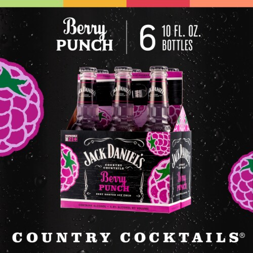 Jack Daniel's Country Cocktails Berry Punch Perspective: left