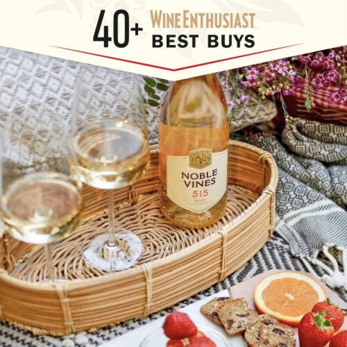 Noble Vines 515 California Central Coast Rosé Wine Perspective: left